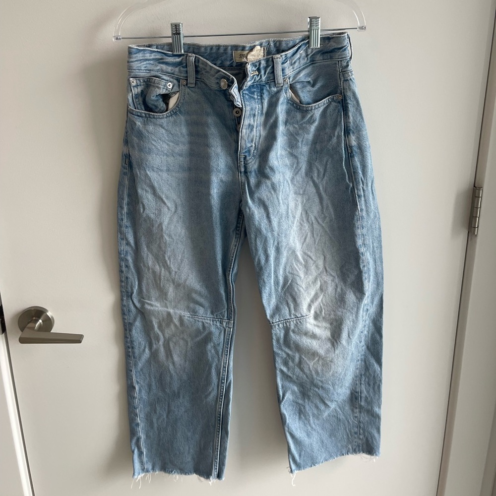 Madewell The Darted Barrel Leg Jeans